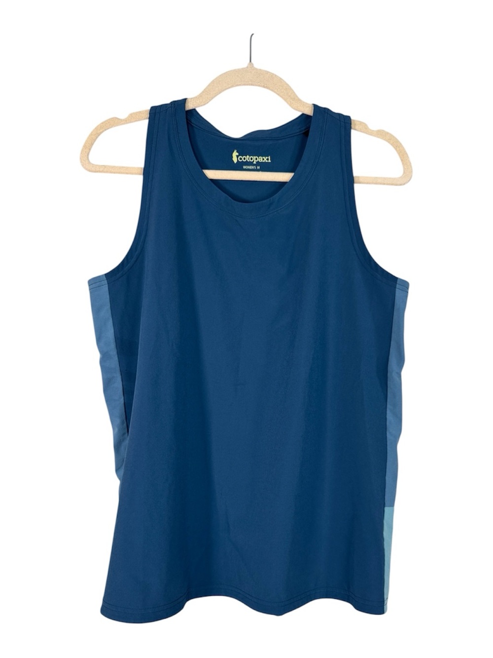 Cotopaxi Blue Teal Muscle Tee Shirt Womens M Casual Athletic Gorpcore Tank
